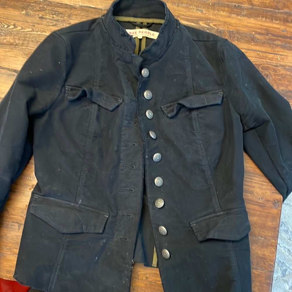 Free people Cotton military jacket